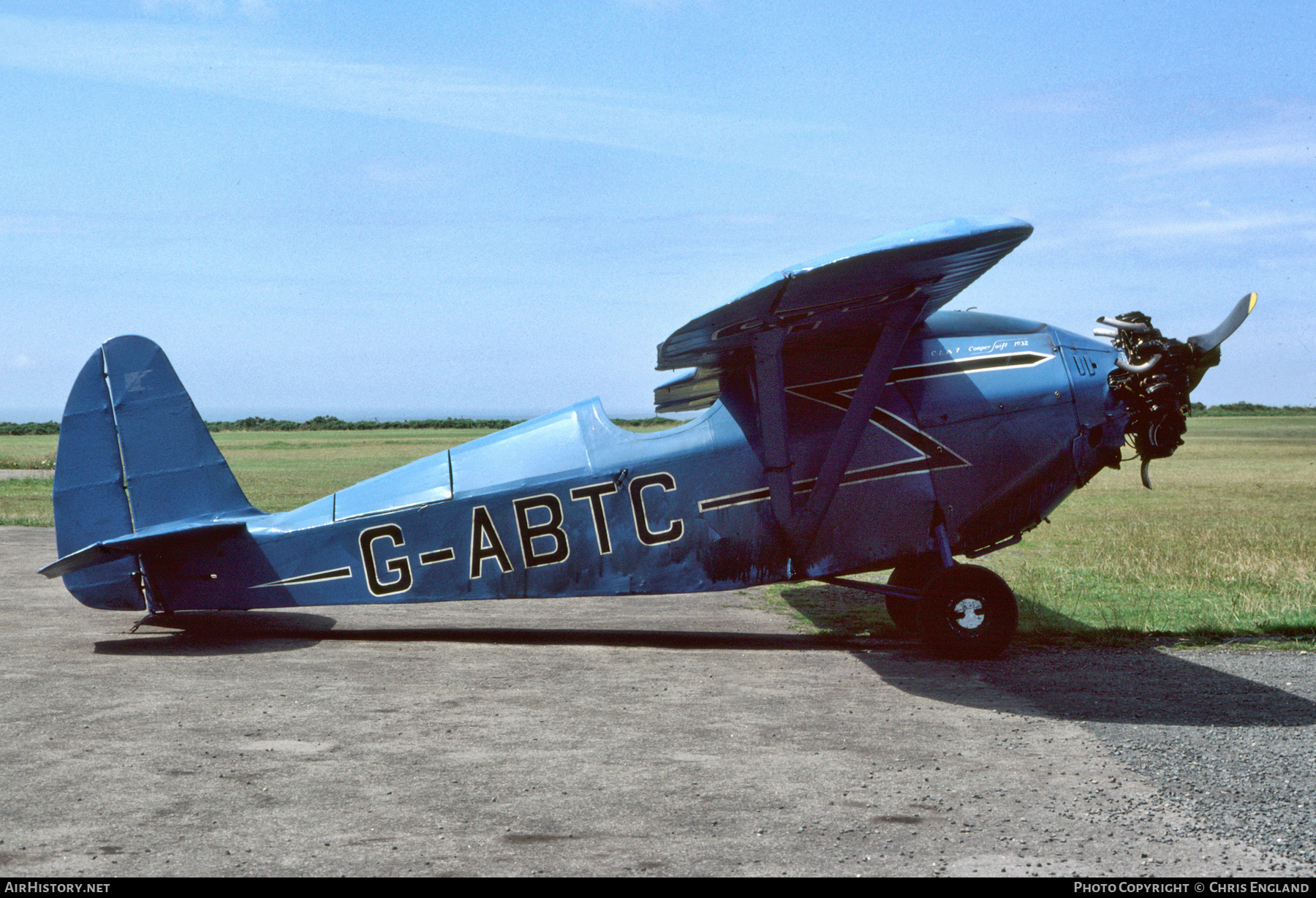 Aircraft Photo of G-ABTC | Comper CLA-7 Swift | AirHistory.net #526831