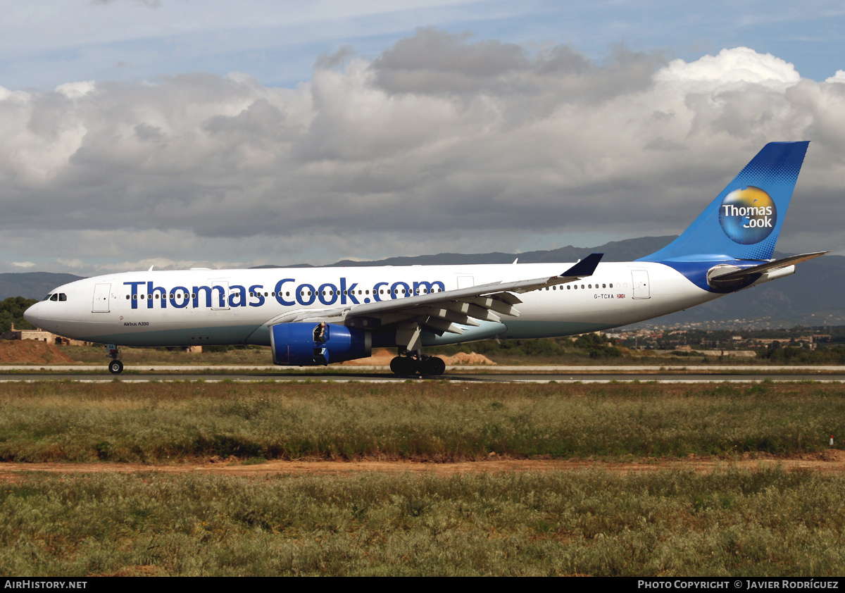 Aircraft Photo of G-TCXA | Airbus A330-243 | Thomas Cook Airlines | AirHistory.net #526847