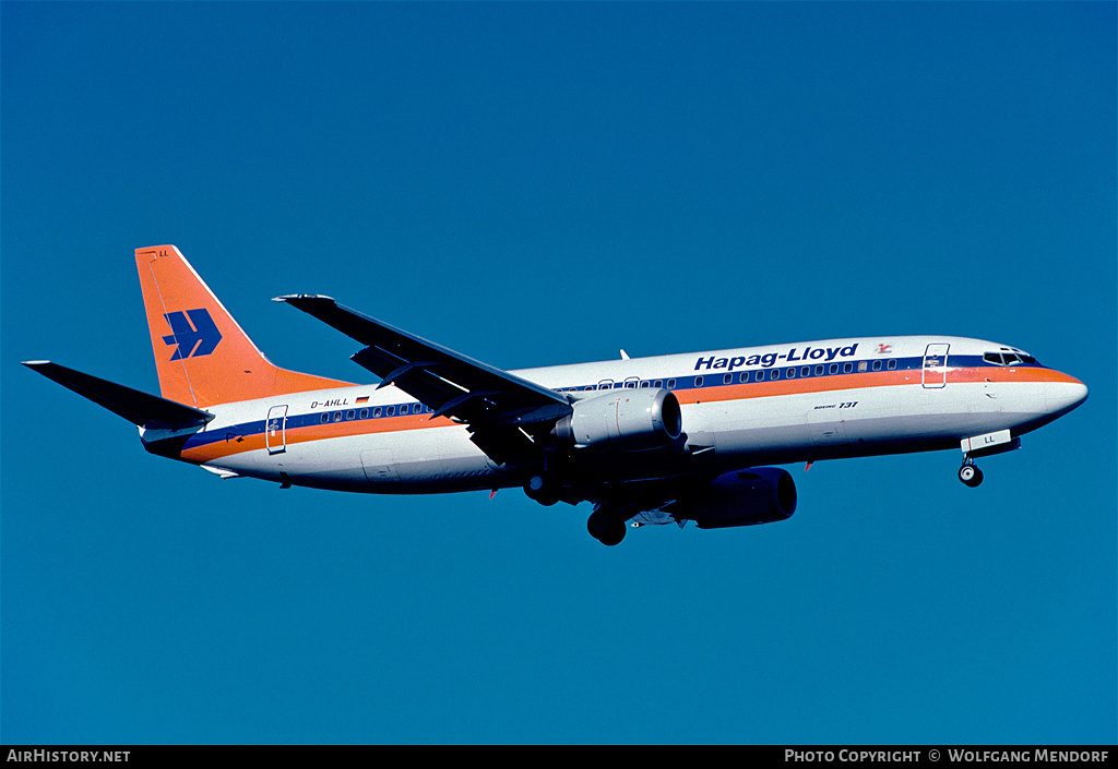 Aircraft Photo of D-AHLL | Boeing 737-4K5 | Hapag-Lloyd | AirHistory.net #526853