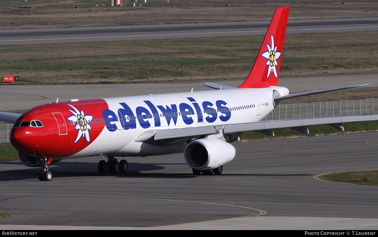 Aircraft Photo of HB-JHQ | Airbus A330-343 | Edelweiss Air | AirHistory.net #526866