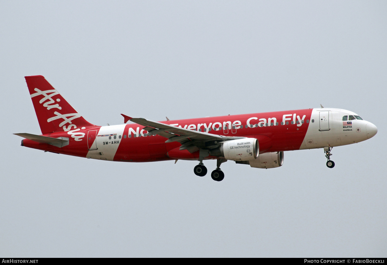 Aircraft Photo of 9M-AHH | Airbus A320-216 | AirAsia | AirHistory.net #526899