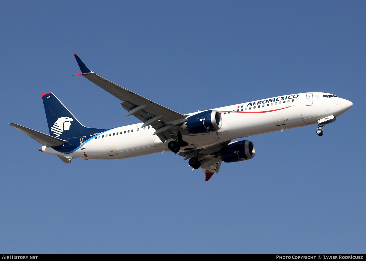 Aircraft Photo of N115AM | Boeing 737-9 Max 9 | AeroMéxico | AirHistory.net #526906