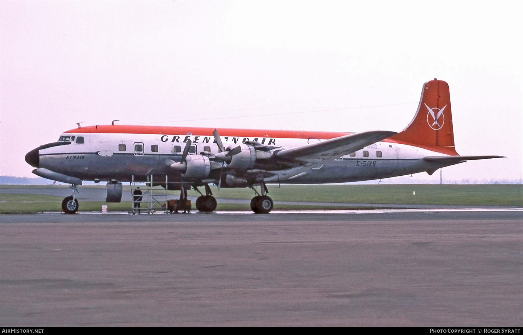 Aircraft Photo of G-SIXB / OY-DRC | Douglas DC-6B | Greenlandair - Grønlandsfly | AirHistory.net #526918