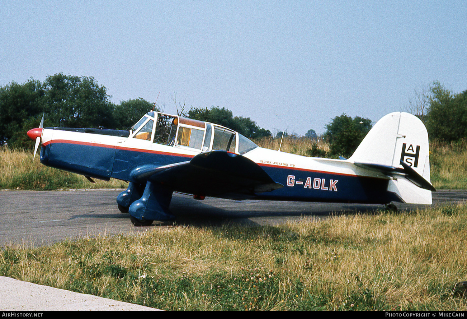 Aircraft Photo of G-AOLK | Percival P.40 Prentice T1 | Hilton Aviation | AirHistory.net #526931