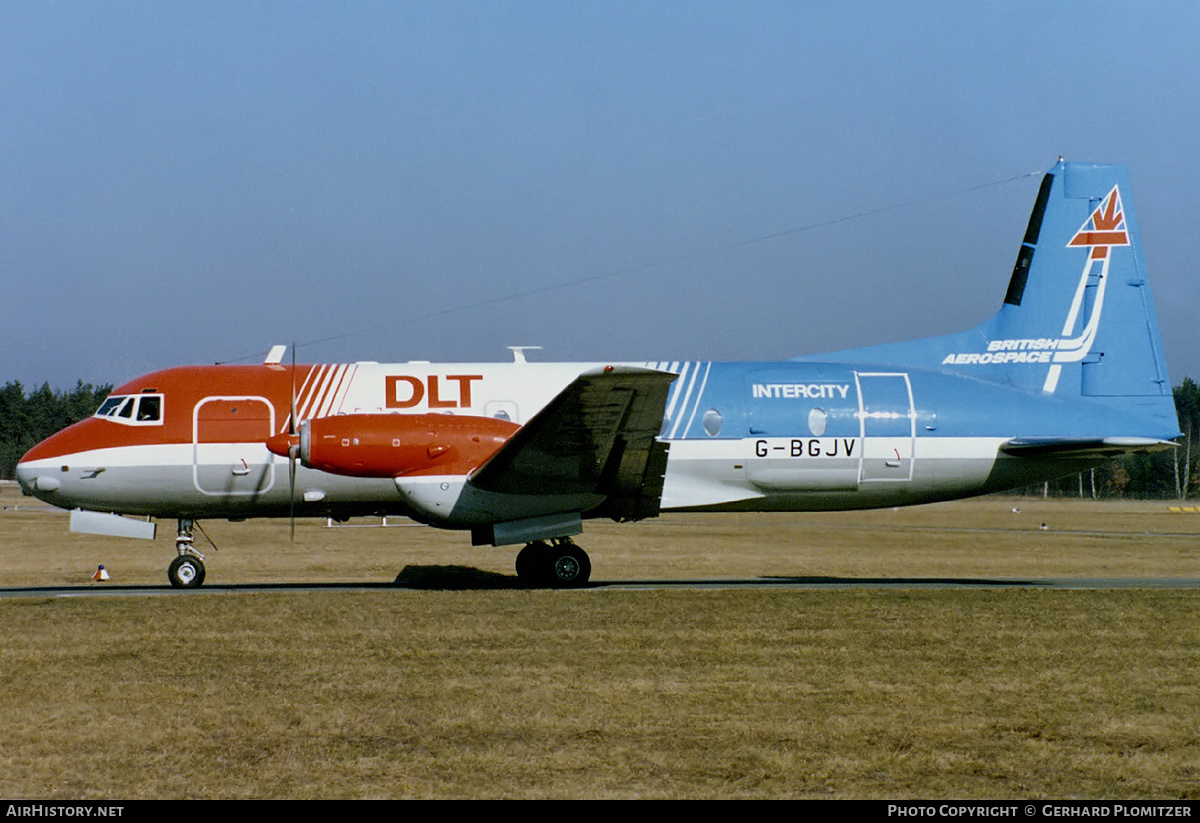 Aircraft Photo of G-BGJV | British Aerospace BAe-748 Srs2B/357LFD | DLT - Deutsche Luftverkehrsgesellschaft | AirHistory.net #526947