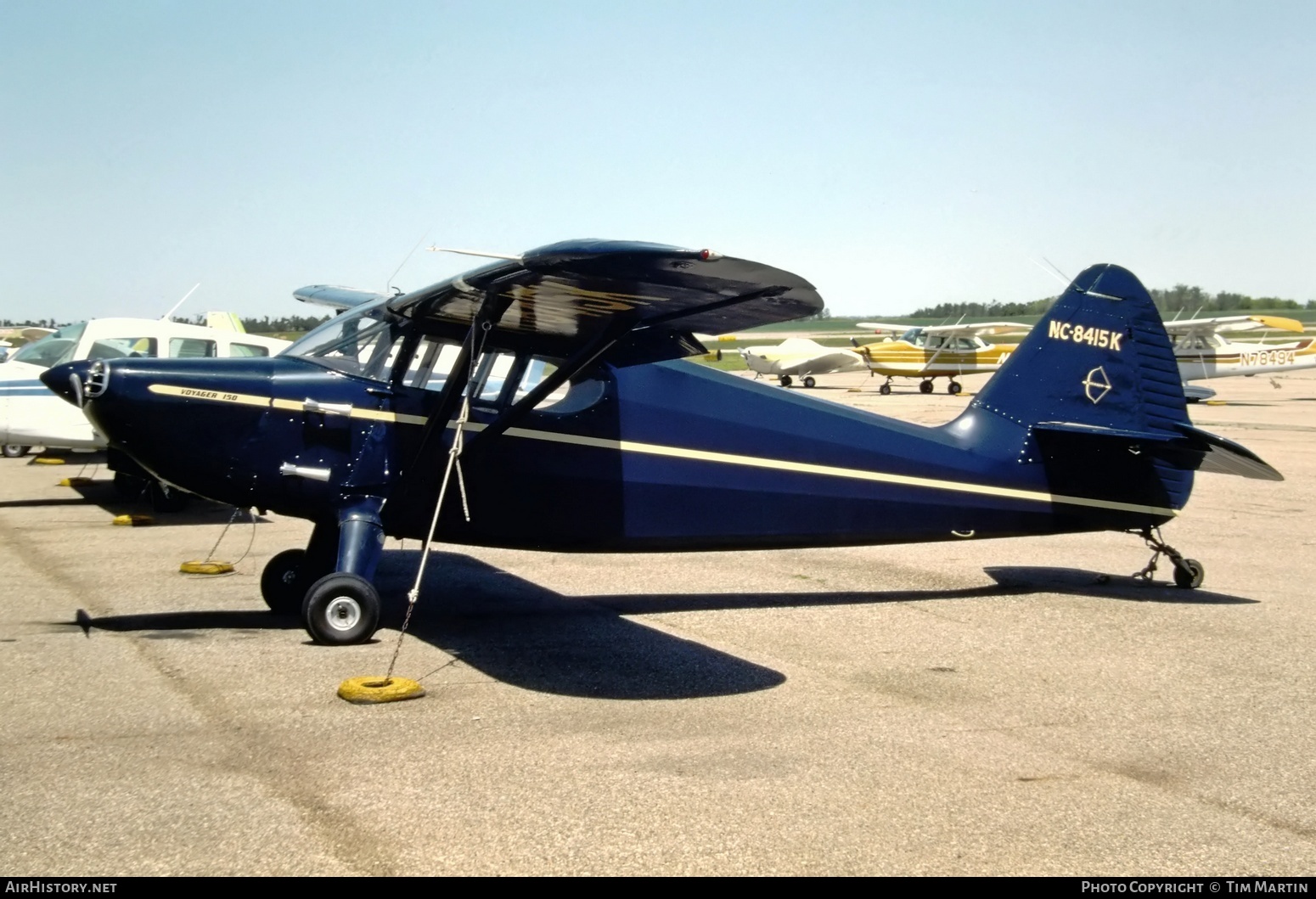 Aircraft Photo of N8415K / NC-8415K | Stinson 108-1 Voyager 150 | AirHistory.net #526959