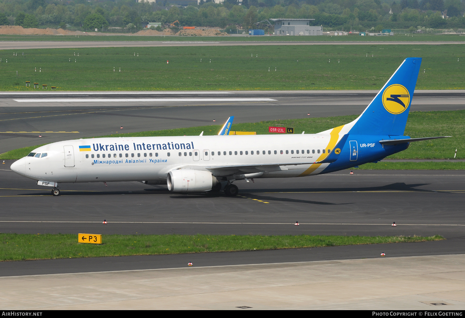 Aircraft Photo of UR-PSF | Boeing 737-84R | Ukraine International Airlines | AirHistory.net #526975