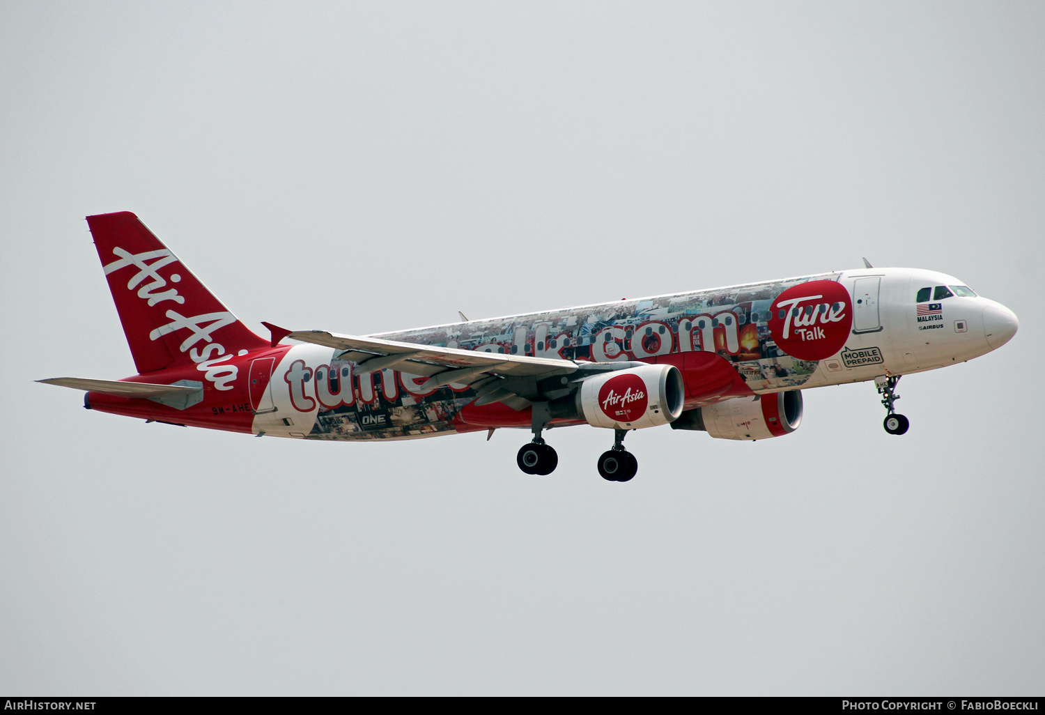 Aircraft Photo of 9M-AHE | Airbus A320-216 | AirAsia | AirHistory.net #526976