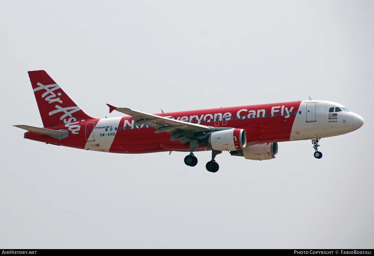 Aircraft Photo of 9M-AHQ | Airbus A320-216 | AirAsia | AirHistory.net #526979