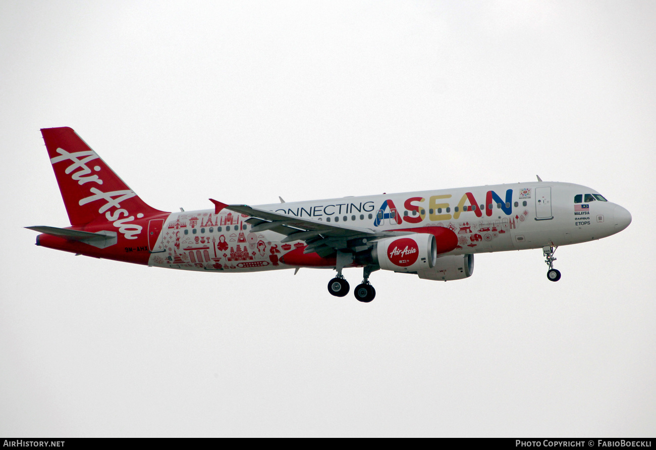 Aircraft Photo of 9M-AHX | Airbus A320-216 | AirAsia | AirHistory.net #526981