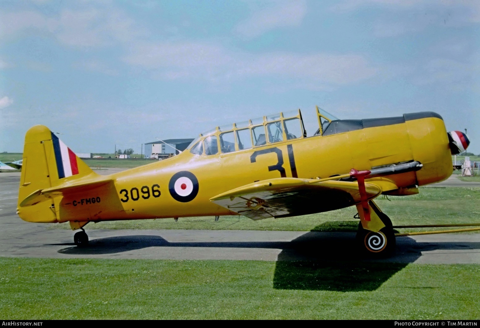 Aircraft Photo of C-FMGO / 3096 | North American AT-16 Harvard IIB | Canada - Air Force | AirHistory.net #526987