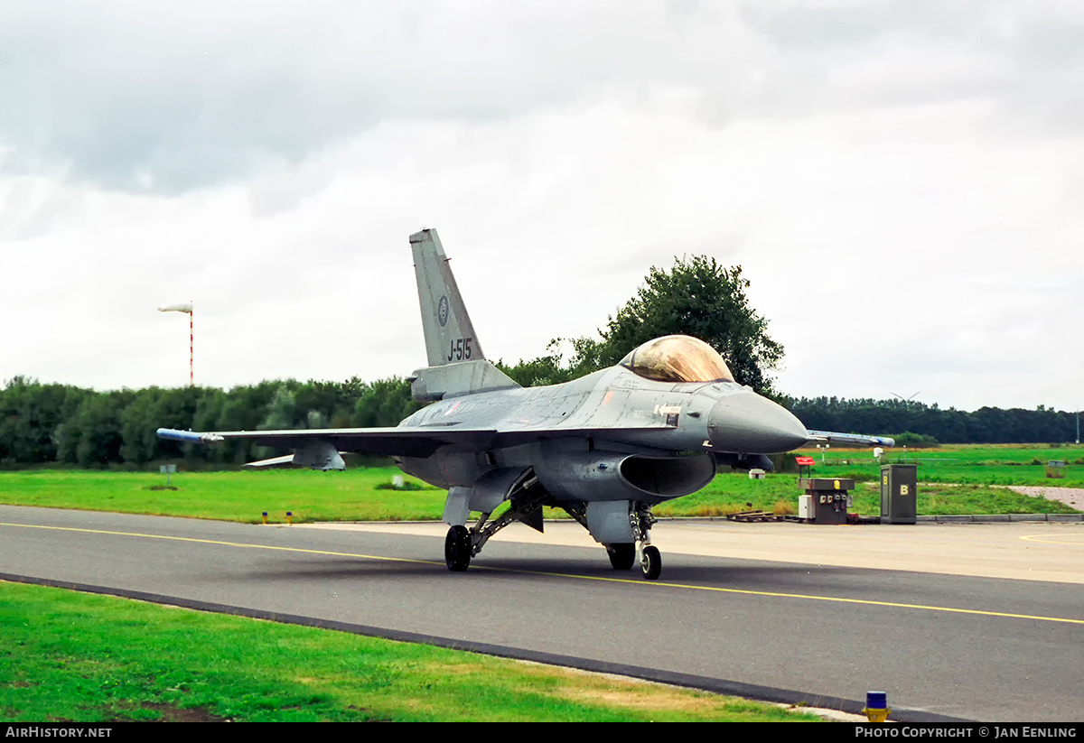 Aircraft Photo of J-515 | General Dynamics F-16AM Fighting Falcon | Netherlands - Air Force | AirHistory.net #526990