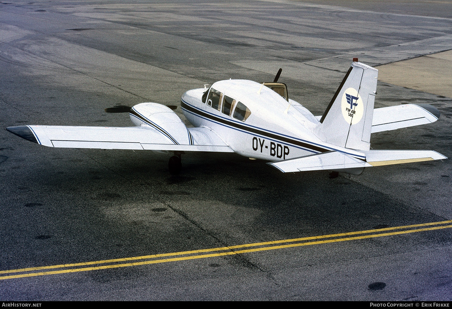 Aircraft Photo of OY-BDP | Piper PA-23-250 Aztec D | Fyn Air Taxi | AirHistory.net #527006