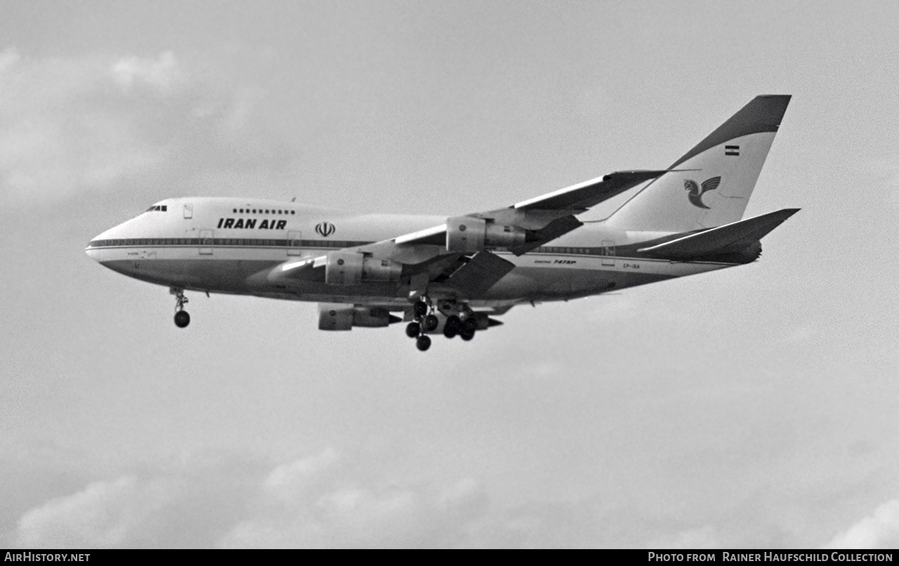 Aircraft Photo of EP-IAA | Boeing 747SP-86 | Iran Air | AirHistory.net #527024