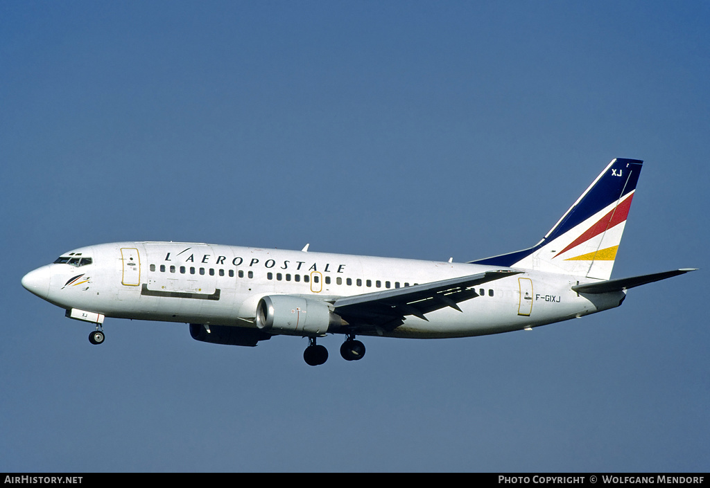 Aircraft Photo of F-GIXJ | Boeing 737-3Y0(QC) | L'Aeropostale | AirHistory.net #527032