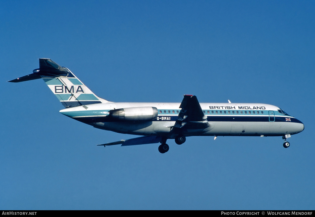 Aircraft Photo of G-BMAI | Douglas DC-9-14 | British Midland Airways - BMA | AirHistory.net #527037