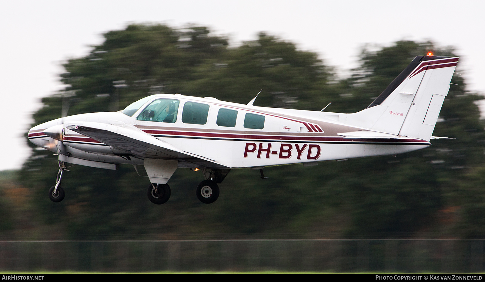 Aircraft Photo of PH-BYD | Raytheon 58 Baron | KLM Flight Academy | AirHistory.net #527038