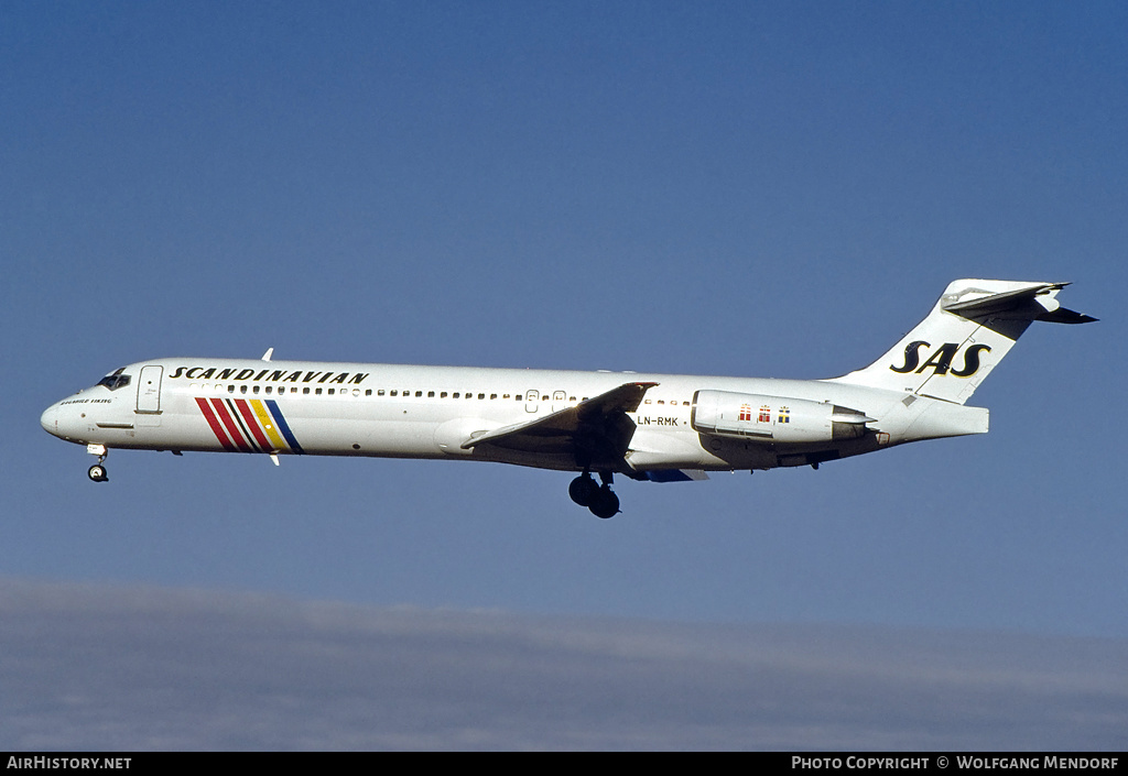 Aircraft Photo of LN-RMK | McDonnell Douglas MD-87 (DC-9-87) | Scandinavian Airlines - SAS | AirHistory.net #527039