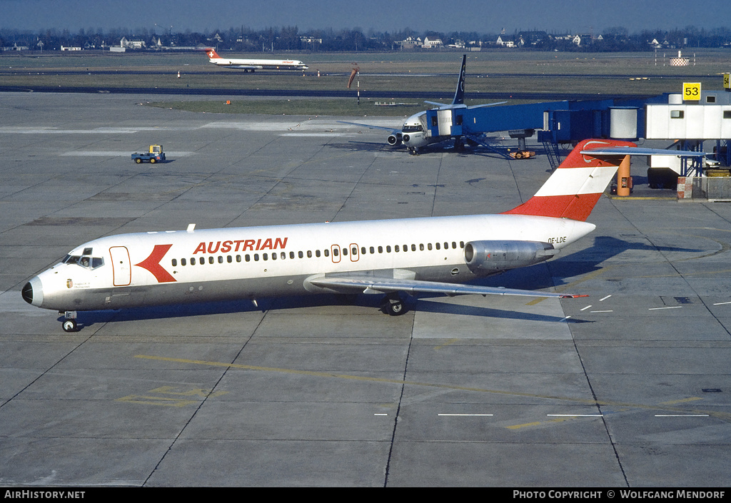 Aircraft Photo of OE-LDE | McDonnell Douglas DC-9-32 | Austrian Airlines | AirHistory.net #527041