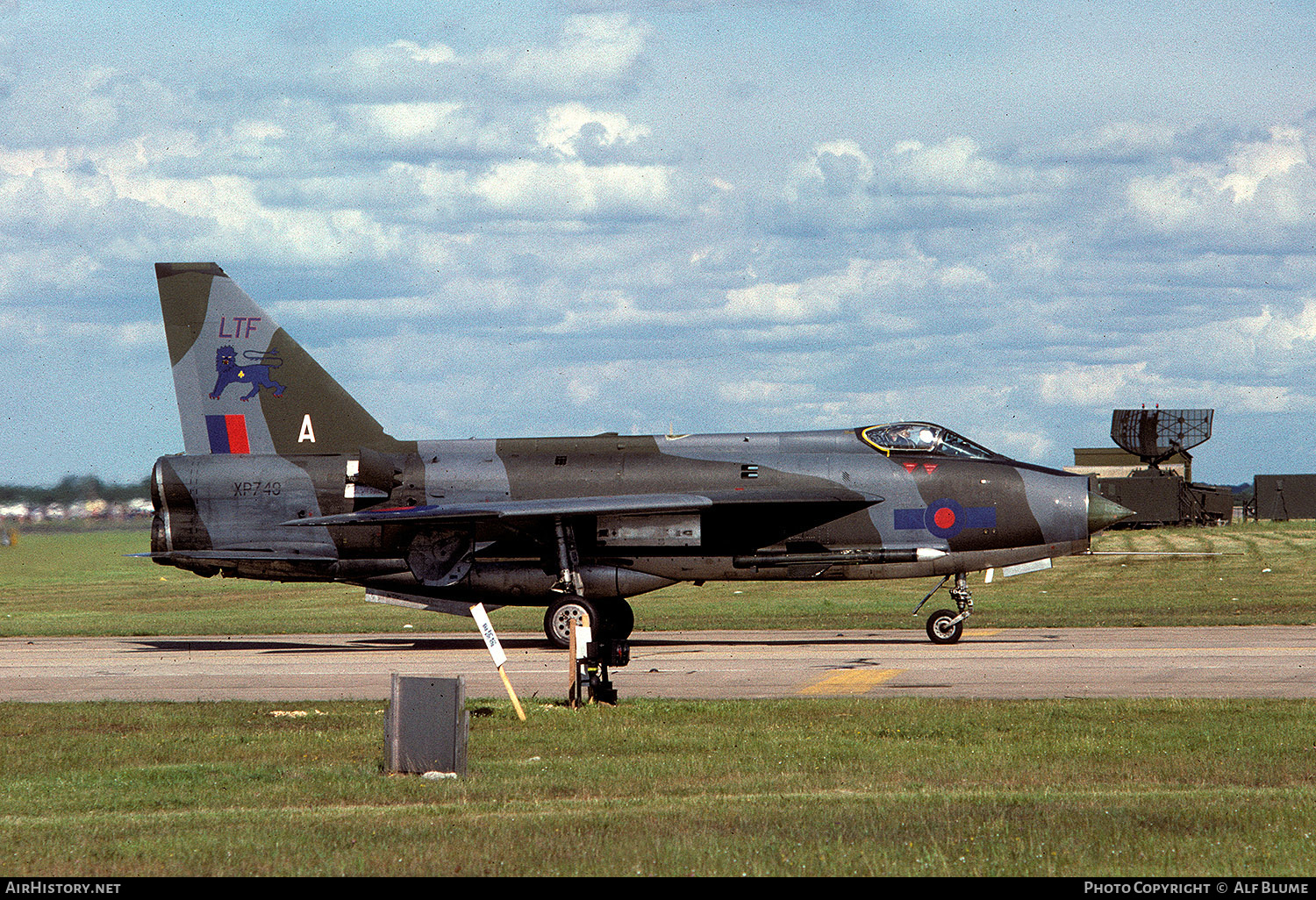 Aircraft Photo of XP749 | English Electric Lightning F3 | UK - Air Force | AirHistory.net #527046