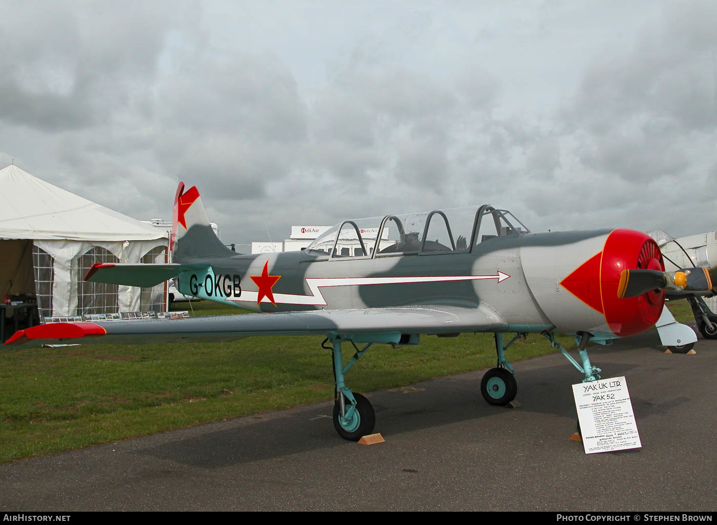 Aircraft Photo of G-OKGB | Yakovlev Yak-52 | AirHistory.net #527067