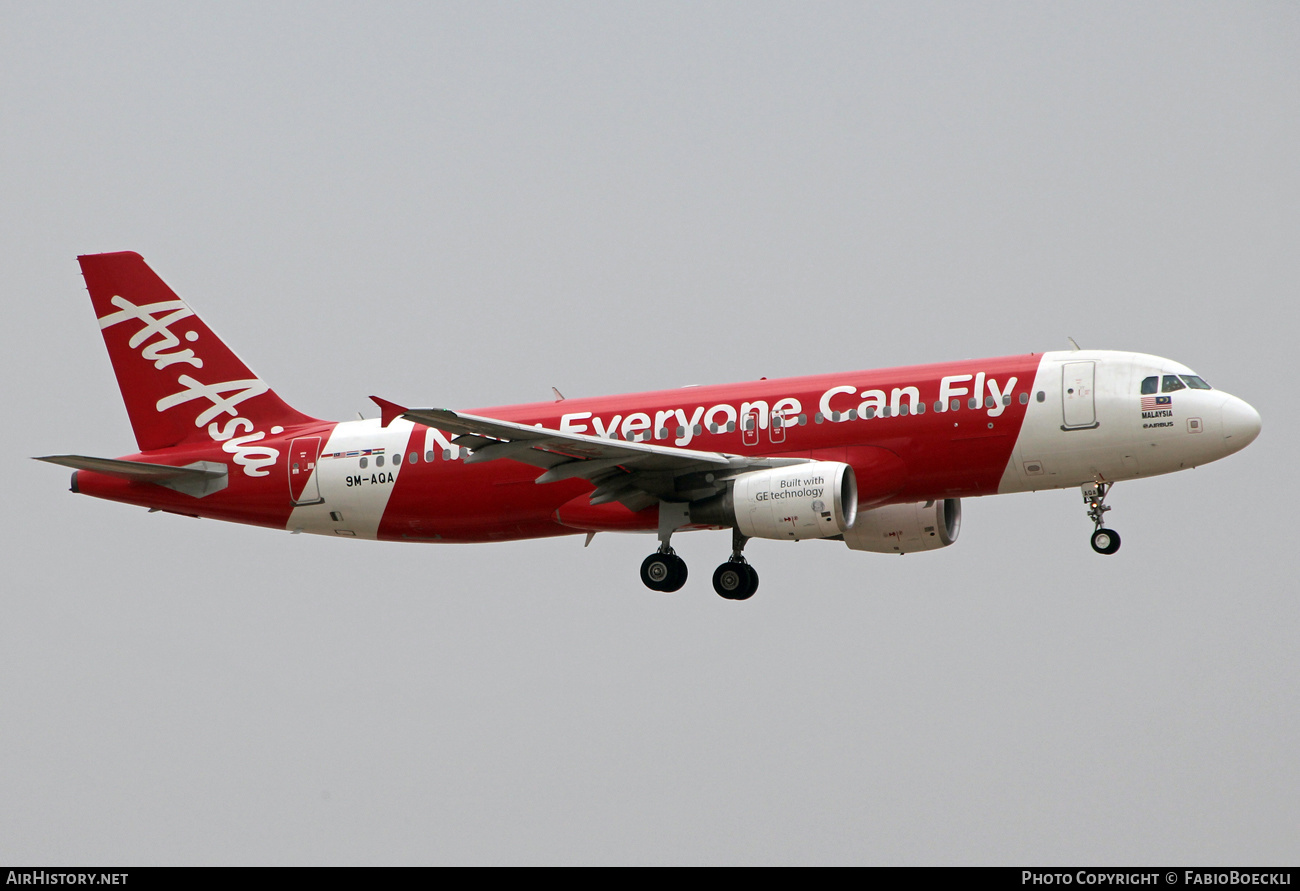 Aircraft Photo of 9M-AQA | Airbus A320-216 | AirAsia | AirHistory.net #527076