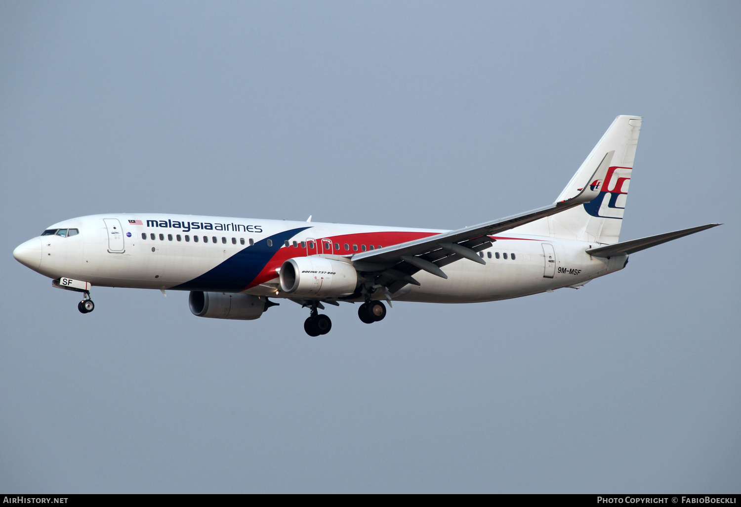 Aircraft Photo of 9M-MSF | Boeing 737-8H6 | Malaysia Airlines | AirHistory.net #527078