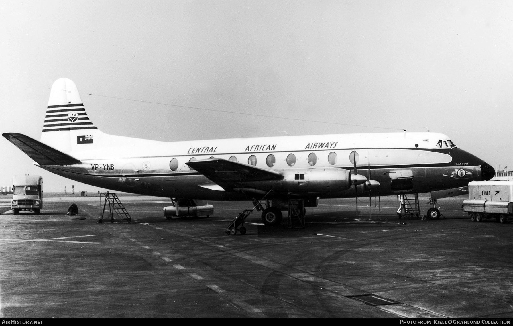 Aircraft Photo of VP-YNB | Vickers 748D Viscount | Central African Airways - CAA | AirHistory.net #527083