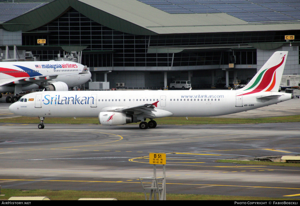 Aircraft Photo of 4R-ABR | Airbus A321-231 | SriLankan Airlines | AirHistory.net #527095
