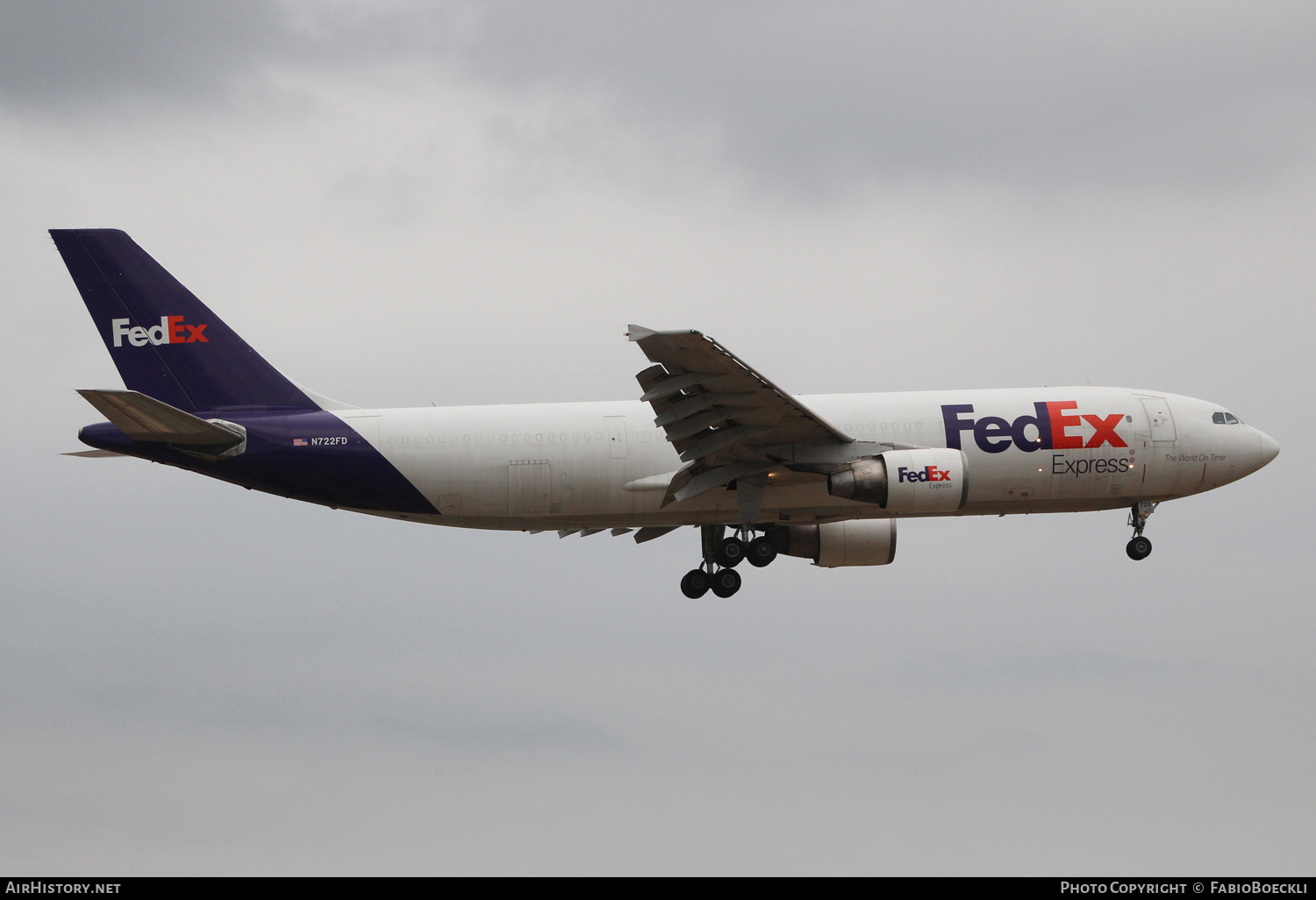Aircraft Photo of N722FD | Airbus A300B4-622(F) | FedEx Express | AirHistory.net #527112