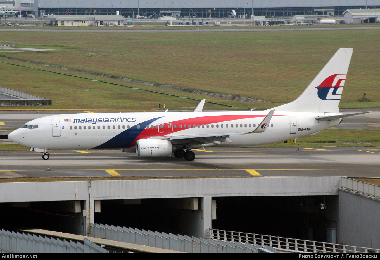 Aircraft Photo of 9M-MSI | Boeing 737-8H6 | Malaysia Airlines | AirHistory.net #527124