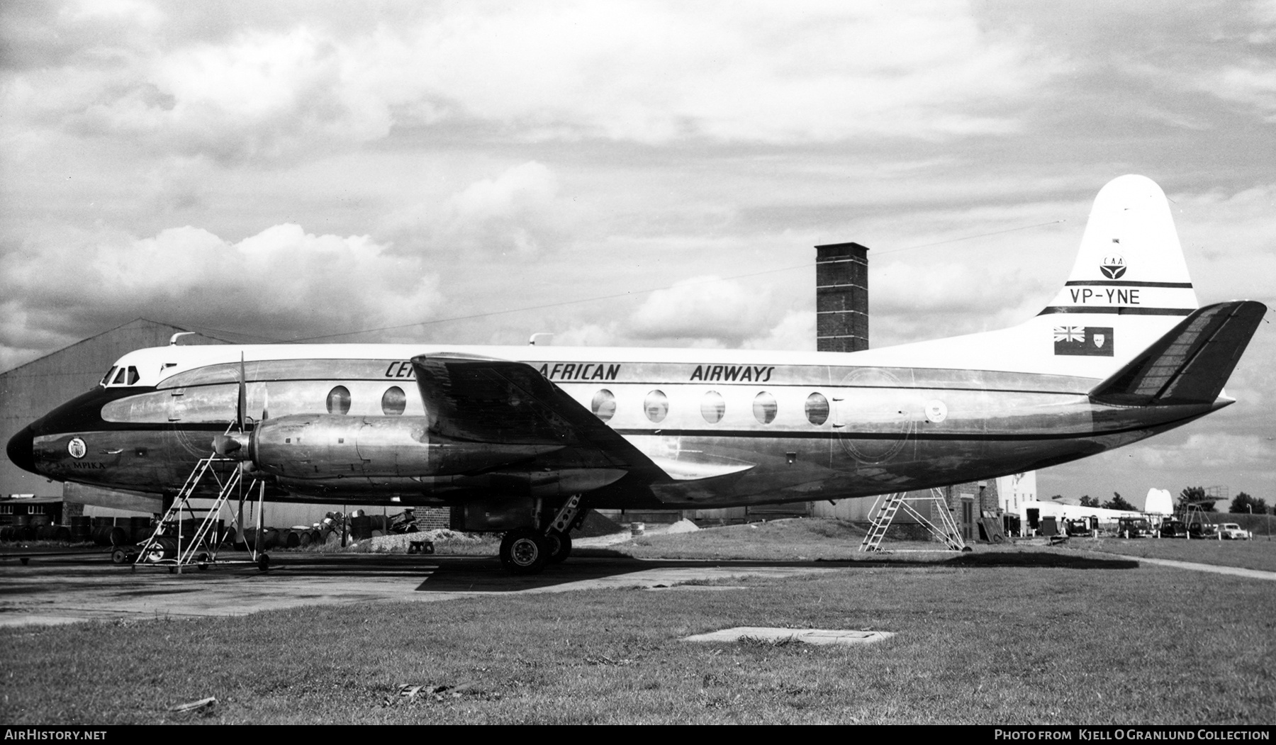 Aircraft Photo of VP-YNE | Vickers 748D Viscount | Central African Airways - CAA | AirHistory.net #527134