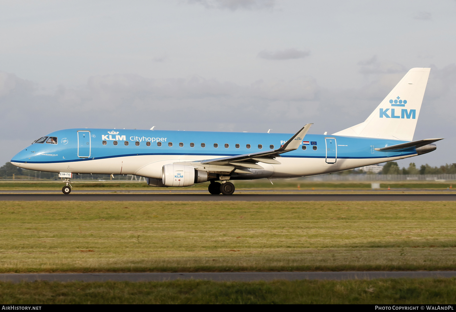 Aircraft Photo of PH-EXW | Embraer 175STD (ERJ-170-200STD) | KLM Cityhopper | AirHistory.net #527137