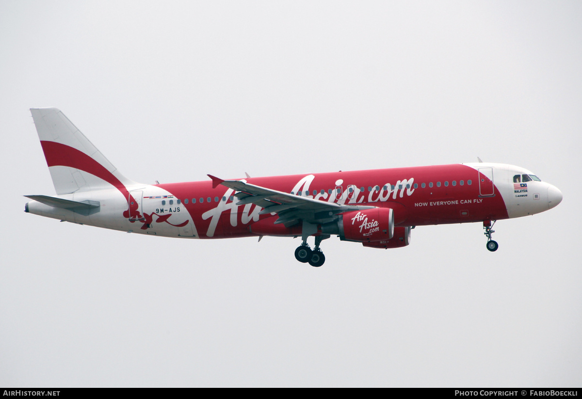 Aircraft Photo of 9M-AJS | Airbus A320-216 | AirAsia | AirHistory.net #527144