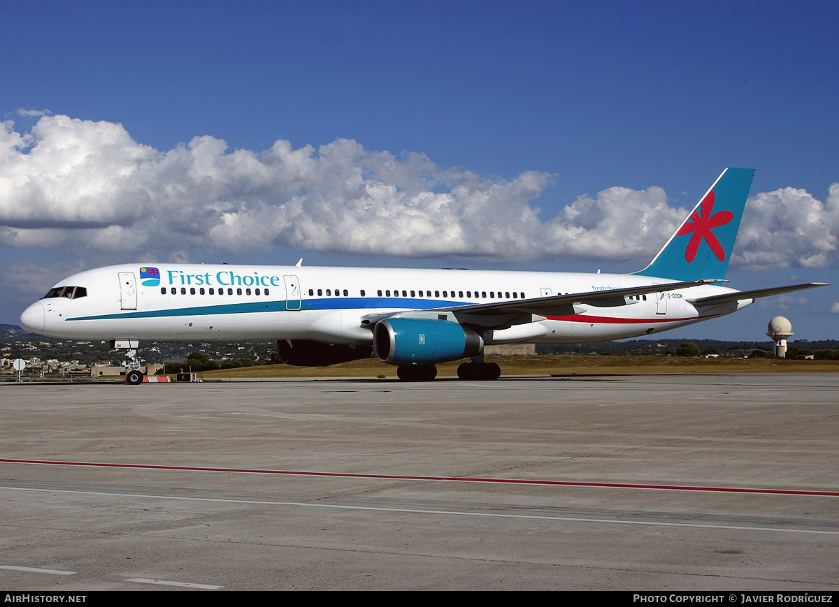 Aircraft Photo of G-OOOK | Boeing 757-236 | First Choice Airways | AirHistory.net #527170