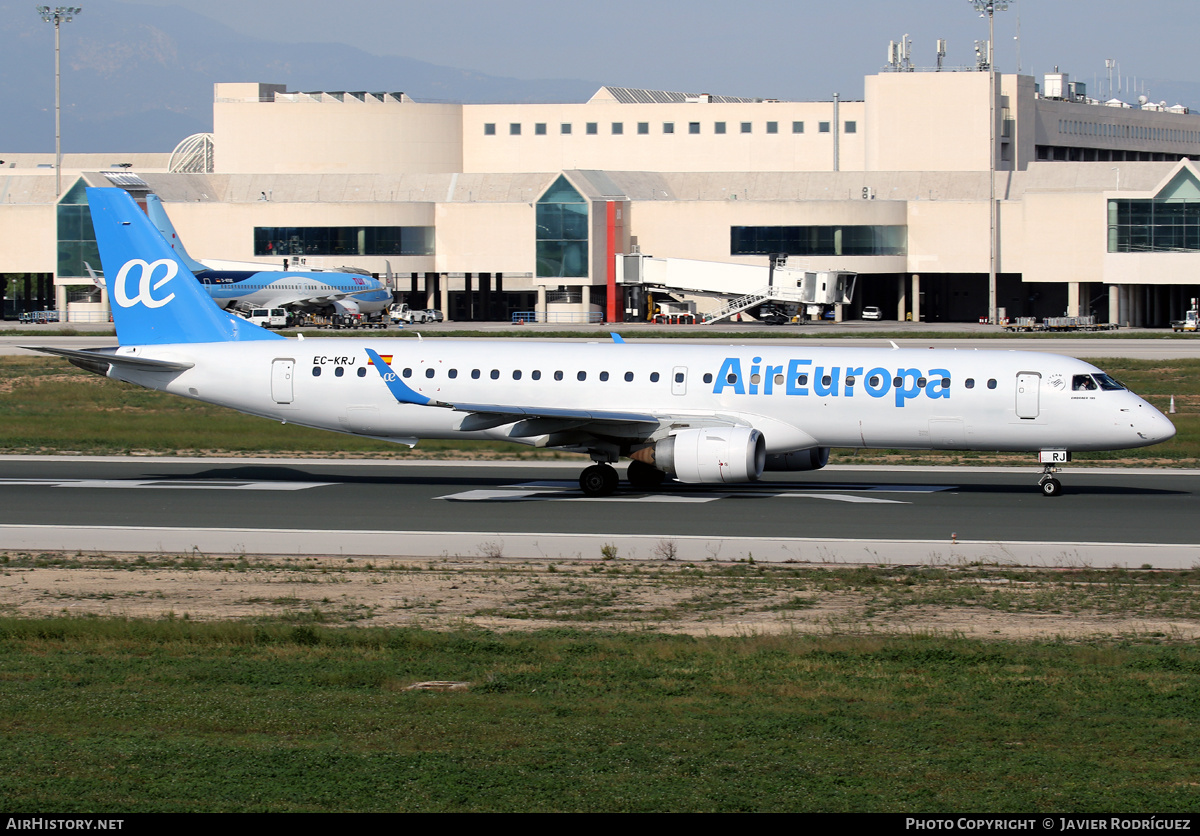Aircraft Photo of EC-KRJ | Embraer 195LR (ERJ-190-200LR) | Air Europa | AirHistory.net #527175