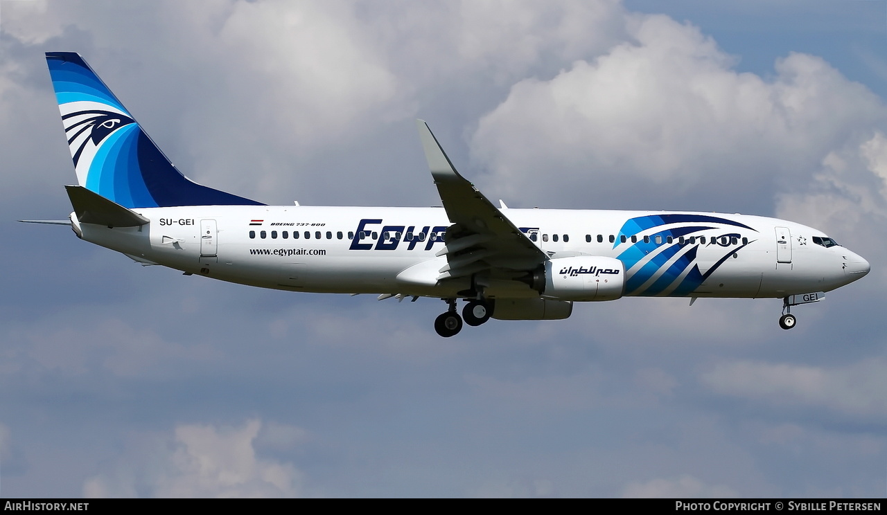 Aircraft Photo of SU-GEI | Boeing 737-800 | EgyptAir | AirHistory.net #527177