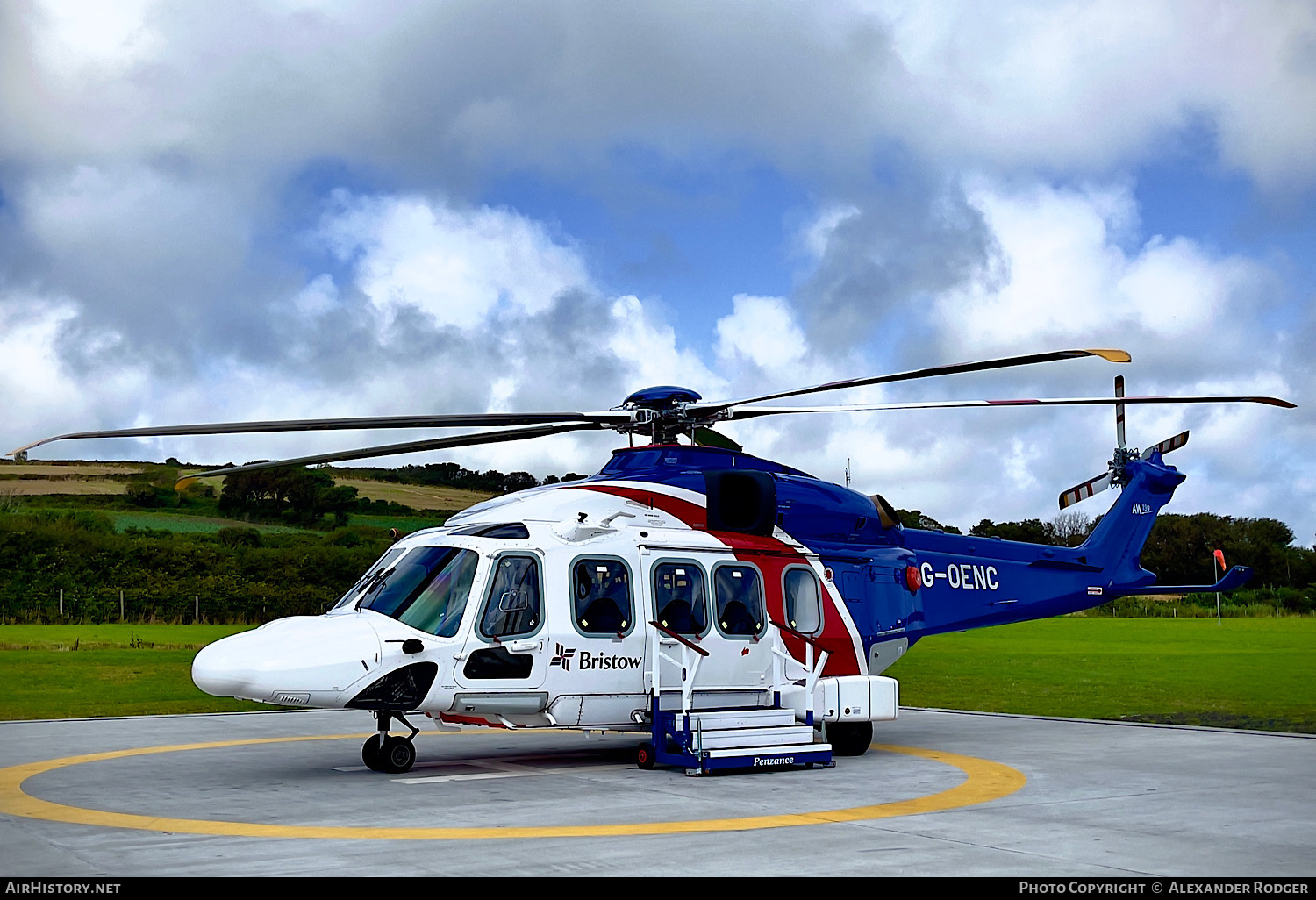 Aircraft Photo of G-OENC | AgustaWestland AW-189 | Bristow Helicopters | AirHistory.net #527187