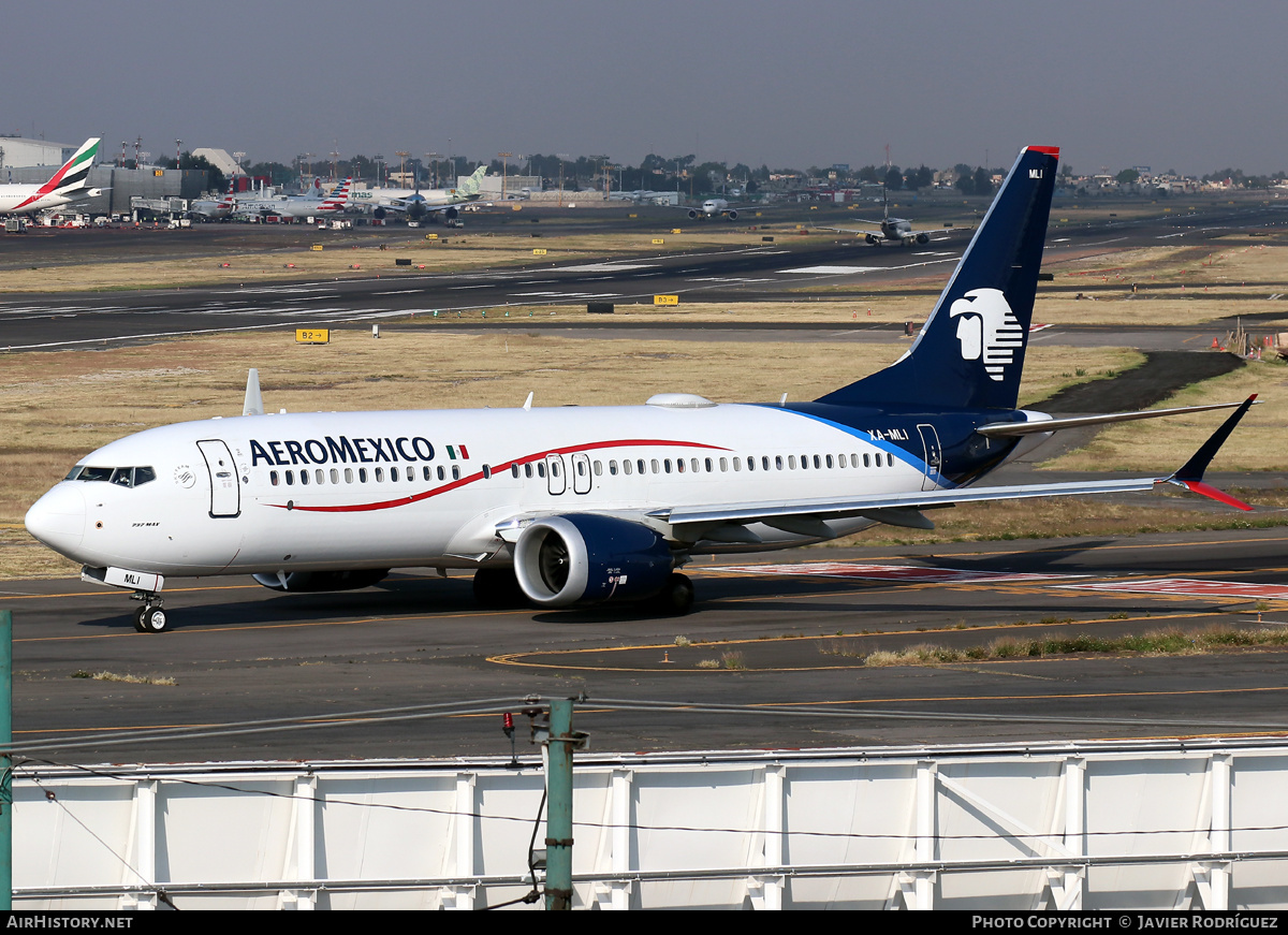 Aircraft Photo of XA-MLI | Boeing 737-8 Max 8 | AeroMéxico | AirHistory.net #527188