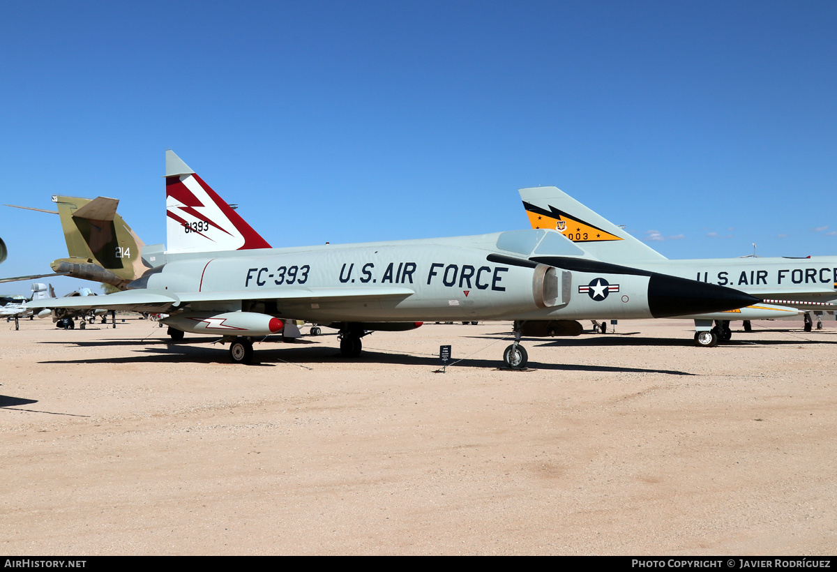 Aircraft Photo of 56-1393 / 61393 | Convair F-102A Delta Dagger | USA - Air Force | AirHistory.net #527189