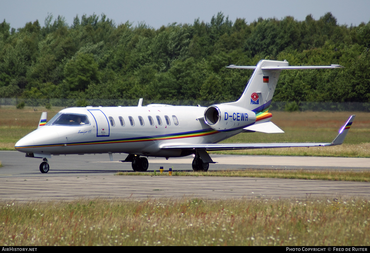 Aircraft Photo of D-CEWR | Learjet 45 | Maha Air | AirHistory.net #527198