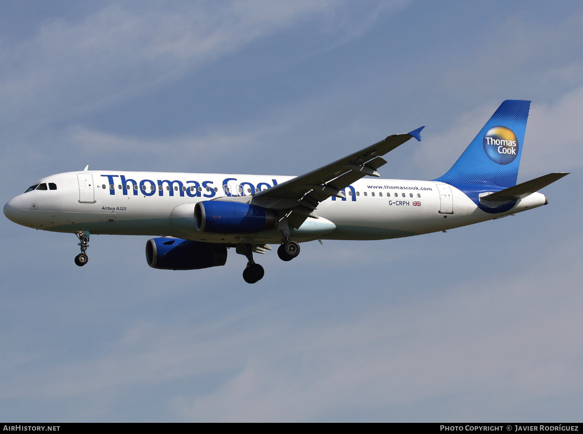 Aircraft Photo of G-CRPH | Airbus A320-231 | Thomas Cook Airlines | AirHistory.net #527208