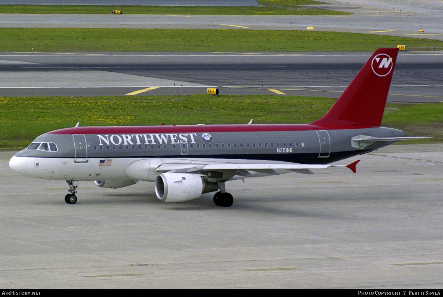 Aircraft Photo of N351NB | Airbus A319-114 | Northwest Airlines | AirHistory.net #527228