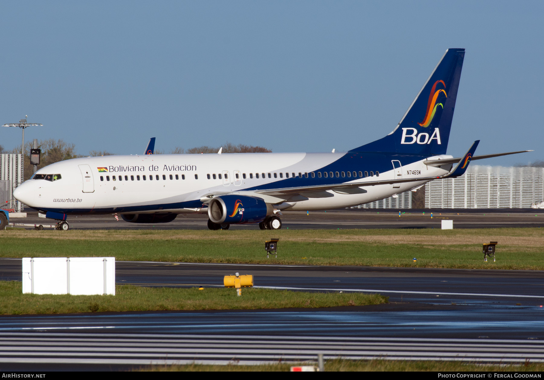 Aircraft Photo of N746SM | Boeing 737-86J | Boliviana de Aviación - BoA | AirHistory.net #527234