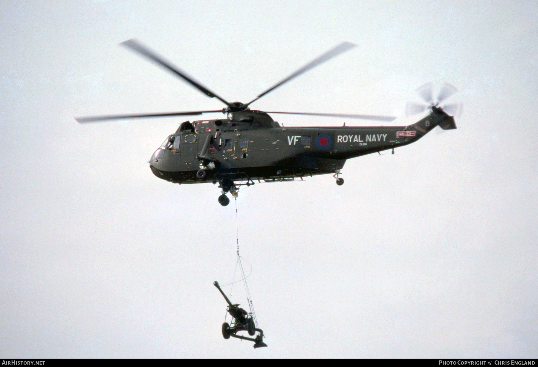 Aircraft Photo of ZA296 | Westland WS-61 Sea King HC4 | UK - Navy | AirHistory.net #527237