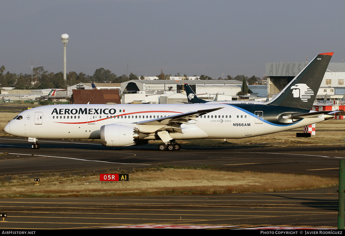 Aircraft Photo of N966AM | Boeing 787-8 Dreamliner | AeroMéxico | AirHistory.net #527238