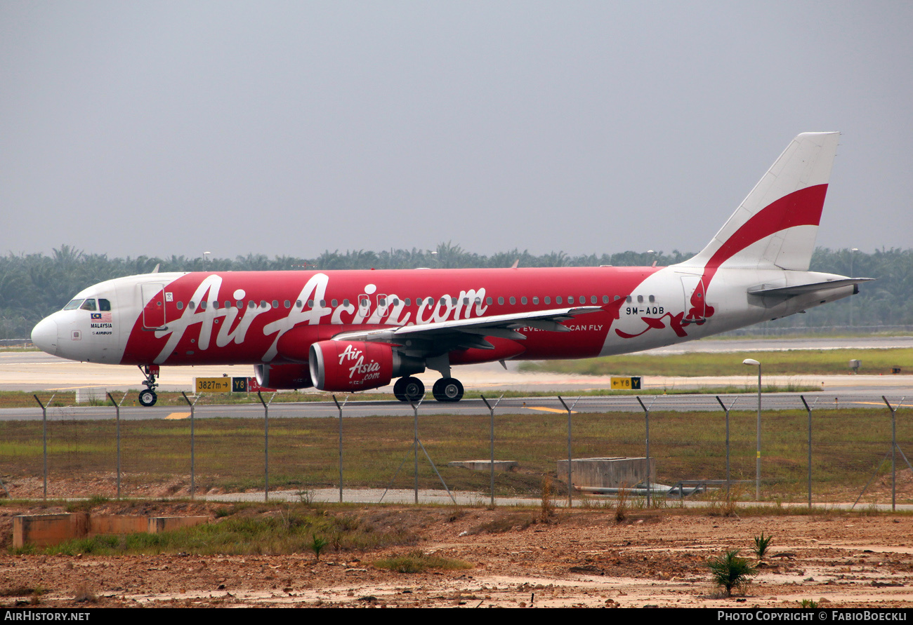 Aircraft Photo of 9M-AQB | Airbus A320-216 | AirAsia | AirHistory.net #527239