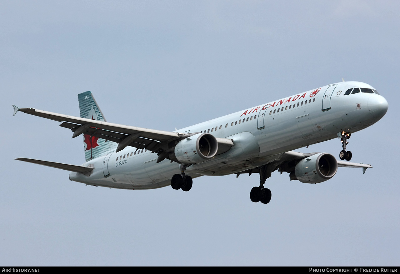 Aircraft Photo of C-GJVX | Airbus A321-211 | Air Canada | AirHistory.net #527278