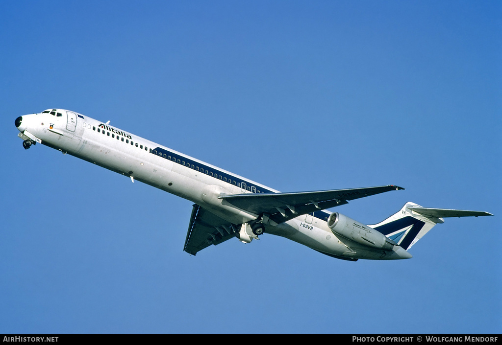 Aircraft Photo of I-DAVH | McDonnell Douglas MD-82 (DC-9-82) | Alitalia | AirHistory.net #527299