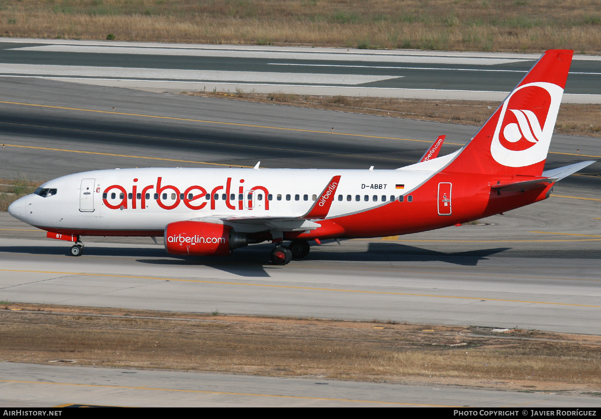 Aircraft Photo of D-ABBT | Boeing 737-76N | Air Berlin | AirHistory.net #527302